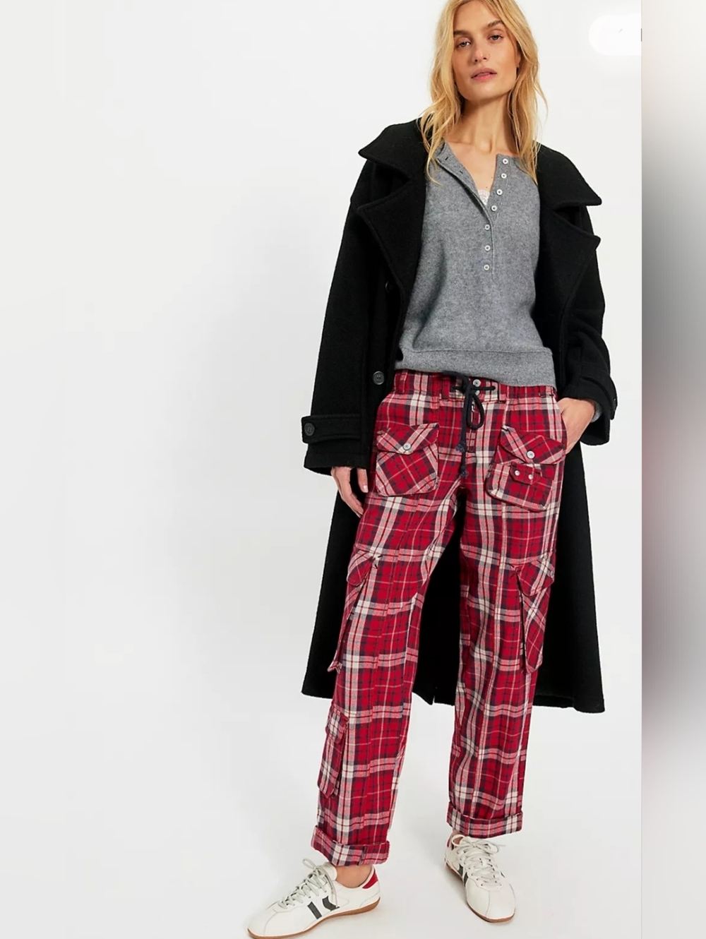 FREE PEOPLE TAHITI MENSWEAR PULL ON CARGO PANTS